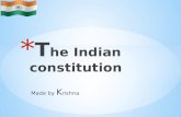 The Krishna's PPT on Indian Constitution