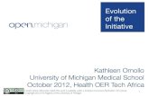 Evolution of Open at University of Michigan