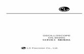 LG OS-5020G - Oscilloscope Service Manual