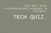 Tech Quiz Blog