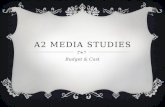A2 Media Studes - Budget & Cast
