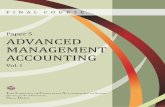 Advanced Management Accounting Vol. I