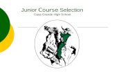 Junior Course Selection Power Point
