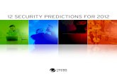 12 security predictions for 2012