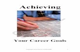 Achieving Your Career Goalssample