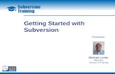 WANdisco Free Subversion Training:  Getting Started with SVN