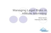 Managing Legal Risks In Affiliate Marketing