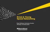 Ernst and Young Speed Networking Session 19th January