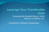 M steele  leverage your transferable skills (1)