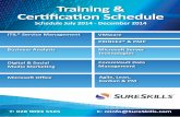 SureSkills Northern Ireland Training Schedule 2014