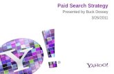 Paid search strategy