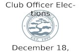 SRTM Club Officer Guide