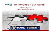 Linked in to improve your sales   waukesha chamber