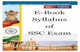 Free E Book Syllabus of SSC Exam