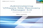 Administering VMware Site Rcvy. Mgr. 5.0