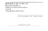 Rheology Principles Measurements and Applications