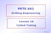 16. Coiled Tubing