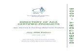 AGA - Australian Gas Association - Approved Products List & Directory - July2006.