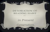 deteriorating Reading Habits