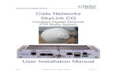 Cielo Networks SkyLink CG Installation Manual