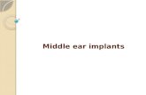 Middle Ear Implants