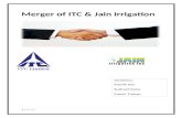 Merger of JAIN irrigation with ITC