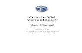 User Manual for Virtual Box