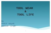 tool life & tool wear ppt by Ankit & Vikram