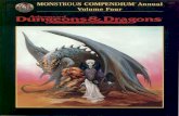 TSR 2173 Monstrous Compendium Annual Volume 4