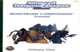 TSR 2145 Monstrous Compendium Annual Volume 1