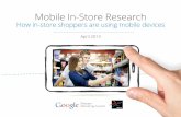 Mobile in Store Research Studies