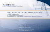 NERC Balancing and Frequency Control 040520111