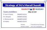 Startegy of Maruti Suzuki
