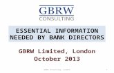 131005 essential information neeed by members of the board of directors of banks