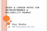 Study & career paths for condition monitoring people