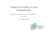 Policy overview unam 120522