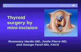 Thyroid Surgery by Mini-incision