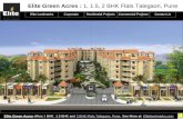Elite Green Acres offers 1, 1.5 and 2 BHK Apartments in Talegaon Pune