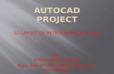 3D LAYOUT OF PETROCHEMICAL PLANT IN AUTO CAD