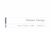 SPM Phyiscs - Thermal energy