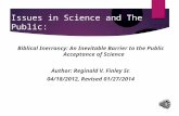 Biblical Inerrancy: A Barrier to The Public Acceptance of Science?