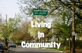 Living In Community