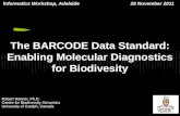 Dr Robert Hanner - Barcode Data standards for animals, plants & fungi