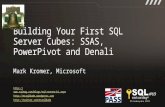Create Your First SQL Server Cubes