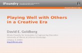 Long Version: Playing Well with Others in a Creative Era
