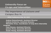 University Focus On Co-ops and Internships