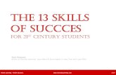 13 Skills of Success for 21st Century Students