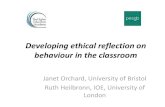Developing ethical reflection on behaviour in the classroom
