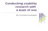 Conducting Usability Testing with a Team of One