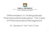 Differentiation in undergraduate pharmaceutical  education: the case of pharmaceutical mgt